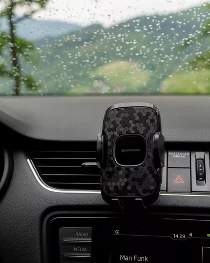 UCHWYT SAMOCHODOWY NA TELEFON DO KRATKI NAWIEWU MOCNY