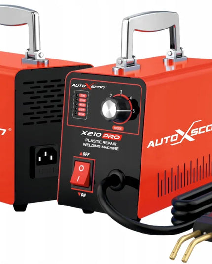 AutoXscan X210PRO plastiko suvirinimo aparatas su kabėmis, pilnas komplektas