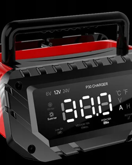 30 A P30 akumuliatorių įkroviklis LiFePO4 ir ličio akumuliatoriams, 6 V / 12 V / 24 V