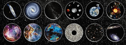 Žvaigždžių projektorius ir naktinė lempa su 13 planetų diskų, USB