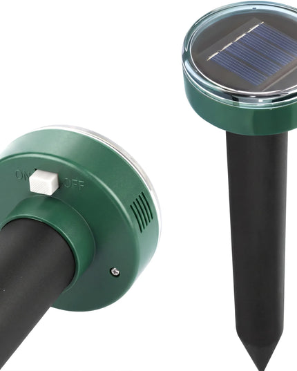 8 vnt. RETOO saulės energija maitinamų kurmių ir pelėnų atbaidytuvų sodui