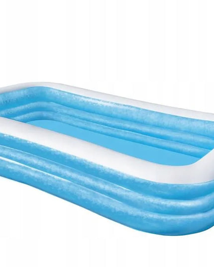9-in-1 didelis pripučiamas baseinas Bestway 305x183x56 cm su uždangalu, kilimėliu, tinklu, ratu, kamuoliu ir rankovėmis