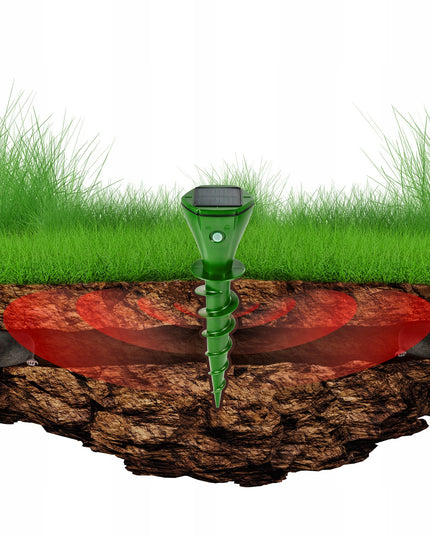 ATSTUMIAMASIS PRIETAISAS NUO KURMIŲ, PELĖNŲ, GYVATĖS, SAULĖS ENERGIJA VEIKIANTIS ATBAIDIKLIS (2 VNT.)