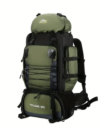 Turistinė 90L kuprinė žygiams, atspari lietui