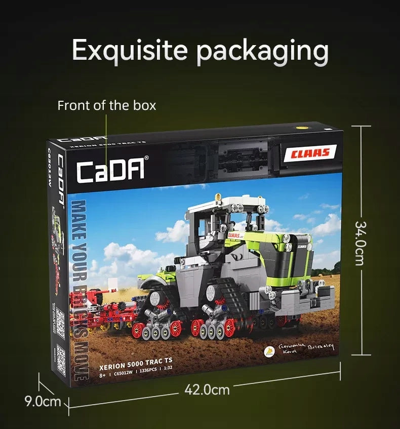 Konstrukciniai blokeliai CaDA Žemės ūkio traktorius CLAAS XERION 5000 1336EL