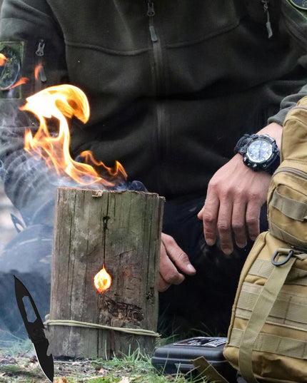 Išgyvenimo rinkinys Survivalowy 11-in-1 – būtiniausių išgyvenimo priemonių rinkinys