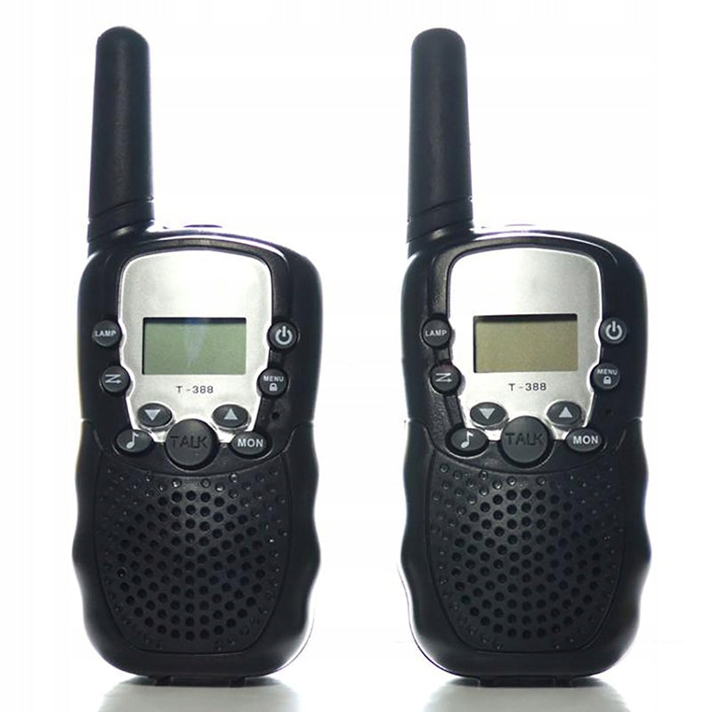 2 x RADijo ryšio (Walkie Talkie) racijos PMR su žibintuvėliu ir ekranu