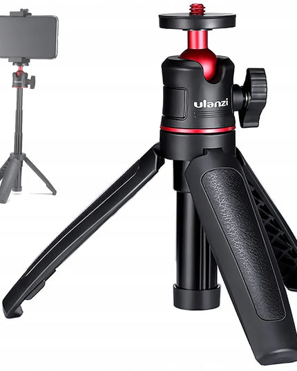 Mini stalinis trikojis su 3D galvute MONOPOD ULANZI MT-08, juodas, skirtas gimbalui