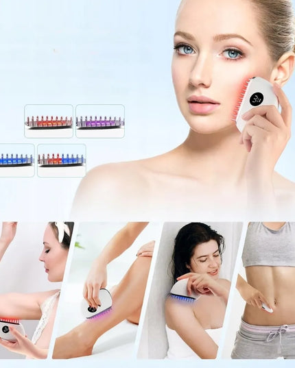 USUIELIGHT EMS Gua Sha elektrinis masažuoklis veidui ir kūnui