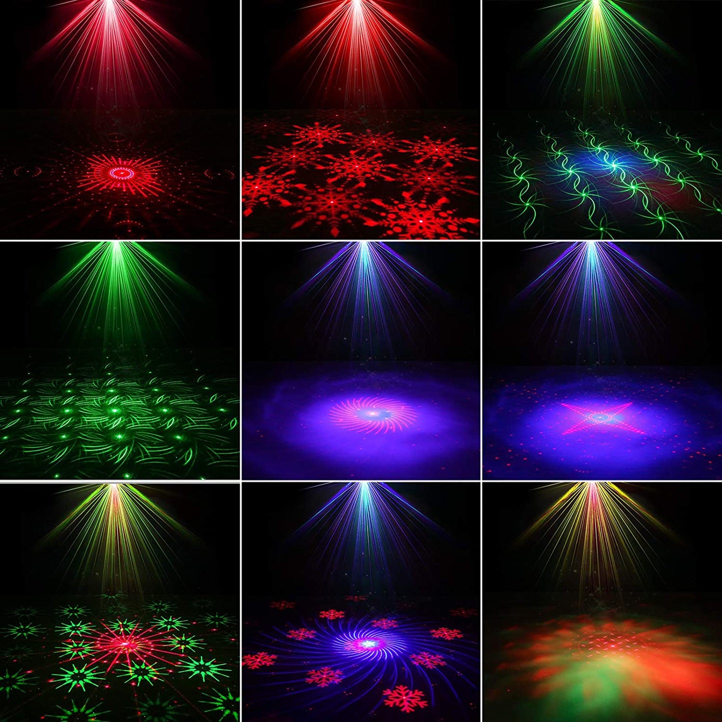 PROJEKTORIUS Disco kamuolys lazeris su pulteliu Muzikinis režimas LED 8 W RGB