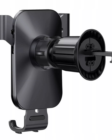 Boste gravitacinis automobilinis telefono laikiklis ventiliacijos grotelėms