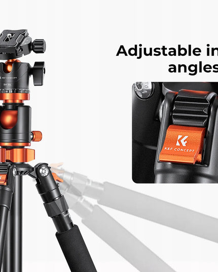 K&F Concept T254A4 trikojis su rutuline galvute BH-28L