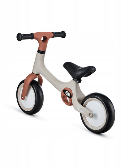 Kinderkraft Balansinis dviratukas-stūmiklis TOVE, lengvas, bėgimo dviratukas vaikams, smėlio spalvos