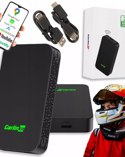 Belaidis adapteris Carlinkit 5.0 Apple CarPlay Android Auto