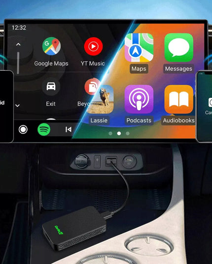 Belaidis adapteris Carlinkit 5.0 Apple CarPlay Android Auto