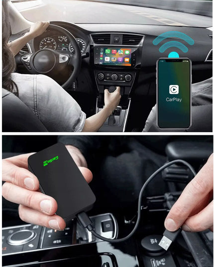 Belaidis adapteris Carlinkit 5.0 Apple CarPlay Android Auto