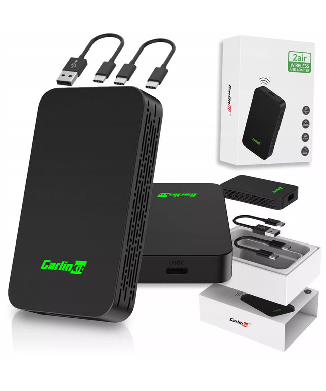 Belaidis adapteris Carlinkit 5.0 Apple CarPlay Android Auto