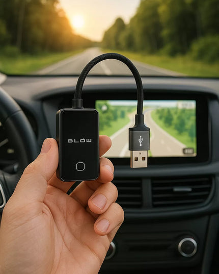 Belaidis CarPlay Android Auto adapteris, WiFi, Bluetooth, USB-C