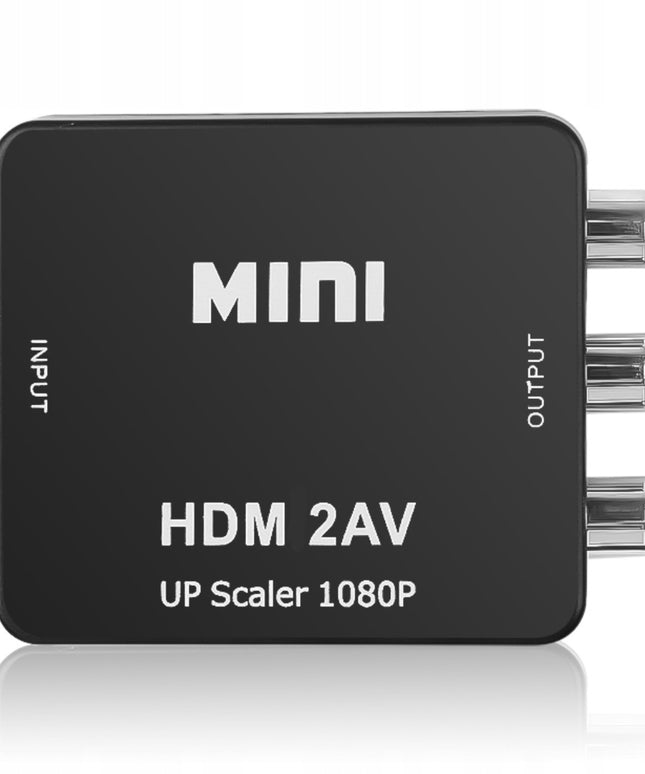 HDMI į AV RCA keitiklis, HDMI-AV konverteris, Cinch, 1080p, Full HD laidas