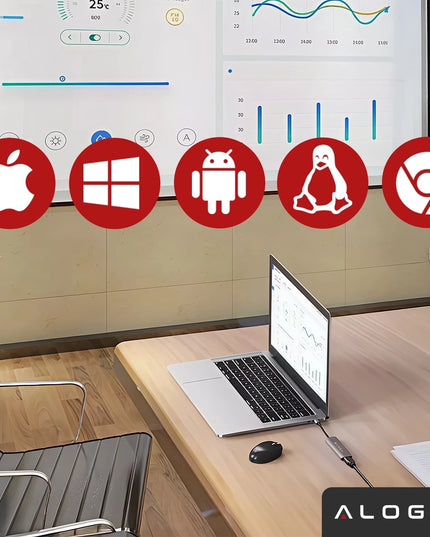 Adapteris-hub USB-C 5in1: 2x USB-A, 2x USB-C, HDMI 4K, PD 100W
