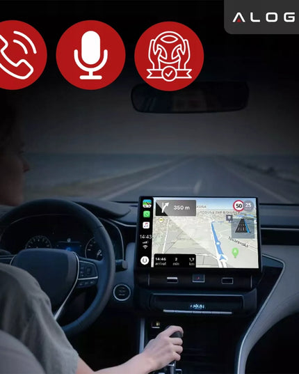 Belaidis Micro CarPlay Android Auto adapteris su Wi-Fi ir Bluetooth moduliu