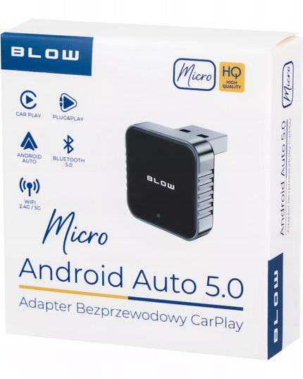 BELAIDIS MICRO CARPLAY ANDROID AUTO ADAPTERIS WIFI BLUETOOTH MODULIS
