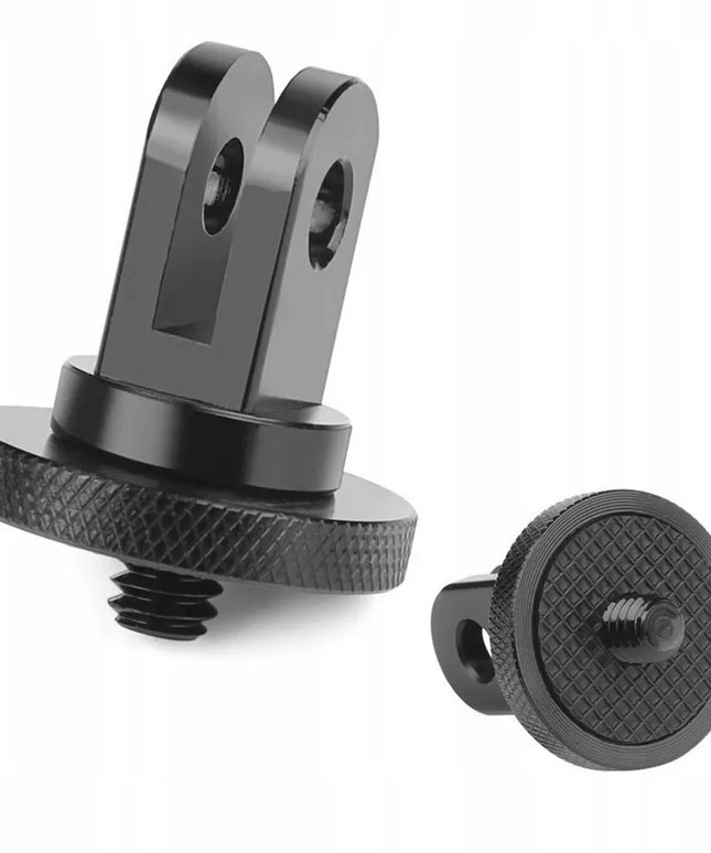 Suneo GB001 universalus adapteris iš GoPro į 1/4 colio vyrišką sriegį, skirtas trikojui
