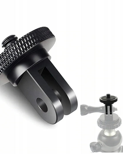 Suneo GB001 universalus adapteris iš GoPro į 1/4 colio vyrišką sriegį, skirtas trikojui