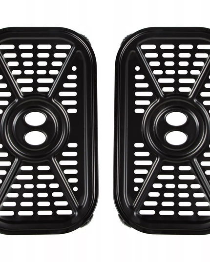 DVIGUBASIS "AIR FRYER" FRYTINĖ BE-ALIEJINĖ KEPIMO KROSNELĖ XXL 9L 2 kaitinimo elementai GALINGA 2600W