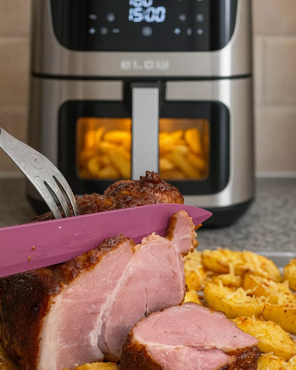 ORO FRITINĖ BE RIEBALŲ 8L 2500W 100 VIENETŲ KEPSNIŲ POPIERIAUS ĮKLOTAS
