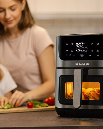 ORO FRITINĖ BE RIEBALŲ 8L 2500W 100 VIENETŲ KEPSNIŲ POPIERIAUS ĮKLOTAS