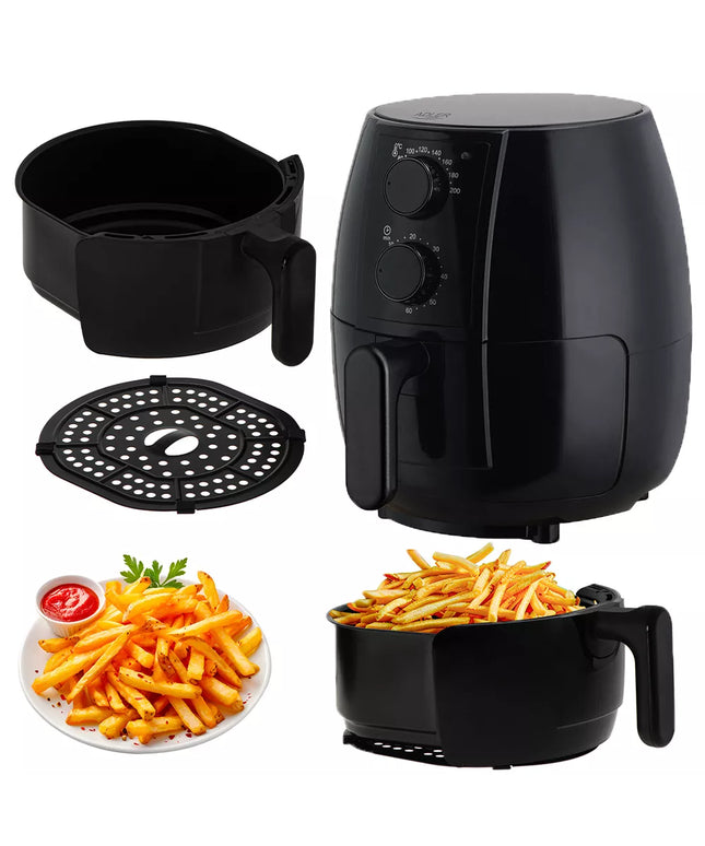 AIR FRYER talpi AEROGRILĖ KARŠTO ORO GRIUZDINTUVĖ 2,5L 1600W NEPRIDEGANTI