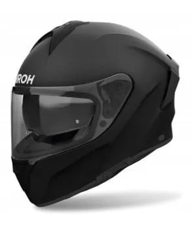 Uždaras motociklininko šalmas Airoh Spark 2 Color matinis juodas
