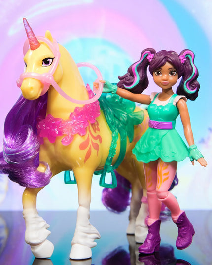 „Unicorn Academy“ rinkinys: Ava ir vienaragis Leaf su šepečiu