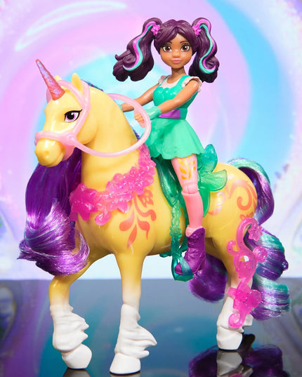 „Unicorn Academy“ rinkinys: Ava ir vienaragis Leaf su šepečiu
