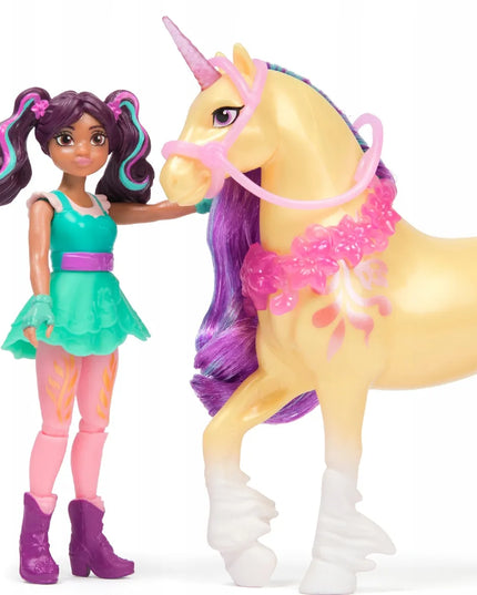 „Unicorn Academy“ rinkinys: Ava ir vienaragis Leaf su šepečiu