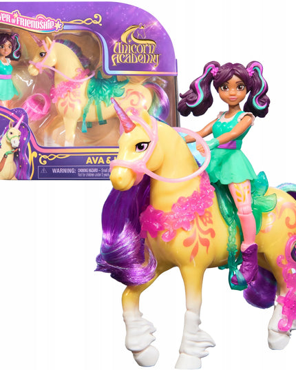 „Unicorn Academy“ rinkinys: Ava ir vienaragis Leaf su šepečiu
