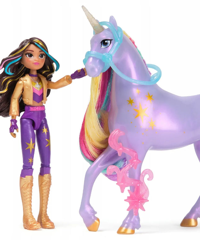 Unicorn Academy lėlės Sophia ir Wildstar vienaragio rinkinys su priedais