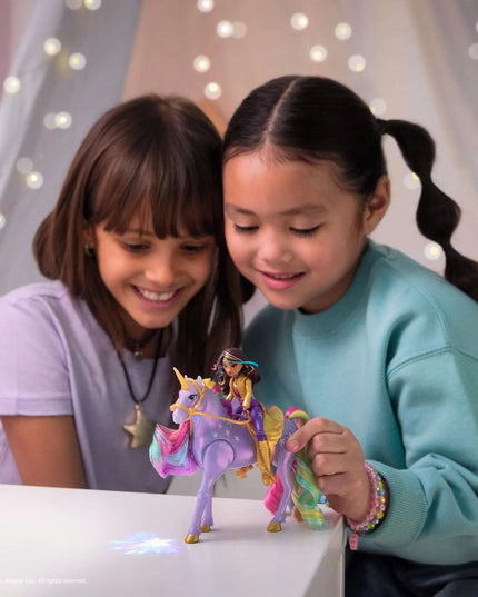 Unicorn Academy rinkinys: lėlė Sophia ir šviečiantis vienaragis Wildstar