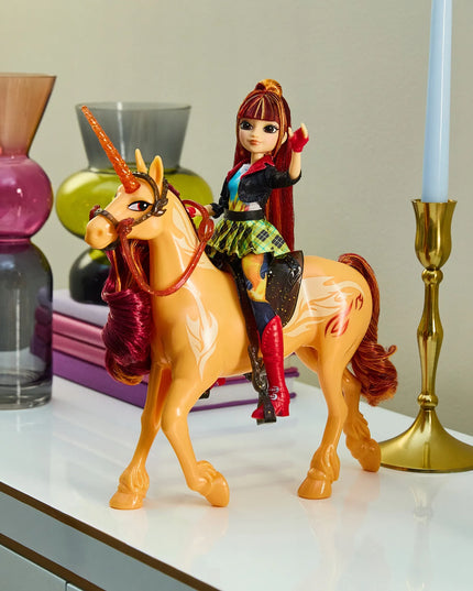 „Unicorn Academy“ Valentina lėlė su aksesuarais, 24 cm