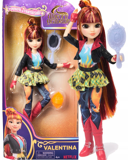 „Unicorn Academy“ Valentina lėlė su aksesuarais, 24 cm