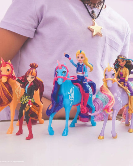 Unicorn Academy lėlės Valentin ir vienaragio Cinder rinkinys