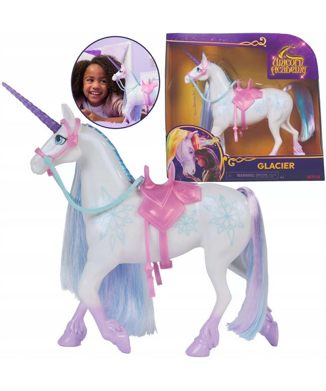 „Unicorn Academy“ didelė vienaragio „Glacier“ figūrėlė, 27 cm