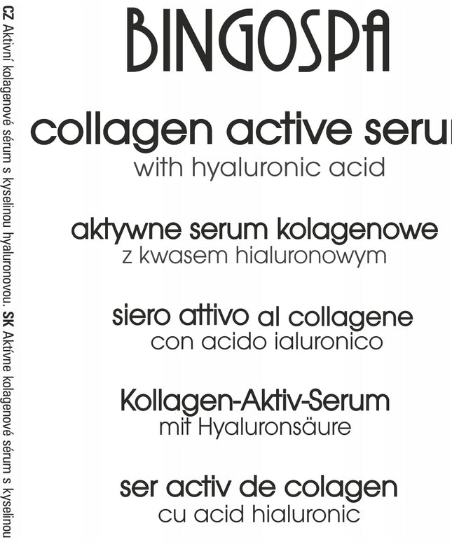 AKTYVUS KOLAGENO SERUMAS SU HIALURONO RŪGŠTIMI
