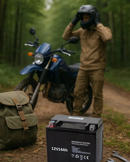 Motociklo akumuliatorius 12V 14Ah belaidis motoroleriui, keturračiui, ATV