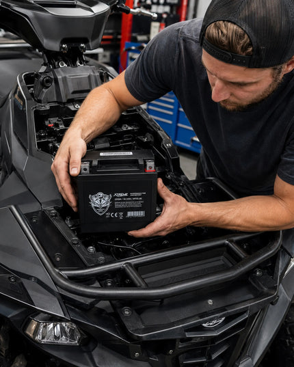 Motociklo akumuliatorius XTREME dešinysis+ 5Ah 12V be priežiūros AGM motoroleriui keturračiui