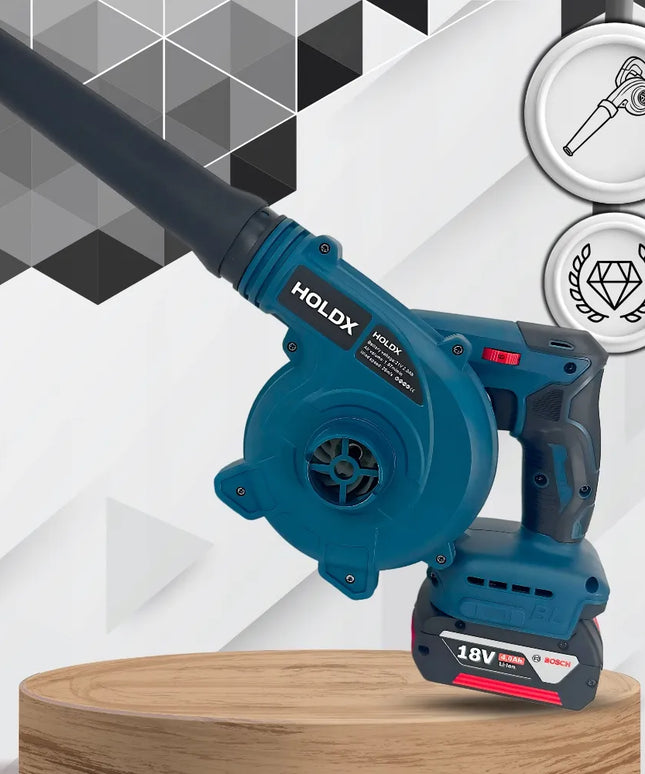 Akumuliatorinis sodo pūstuvas lapams ir sniegui, suderinamas su Bosch baterijomis