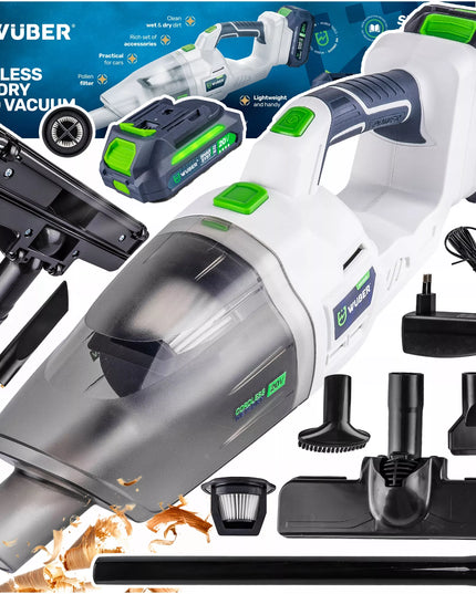 Belaidis rankinis ir vertikalus dulkių siurblys 2-in-1 Wuber W04666