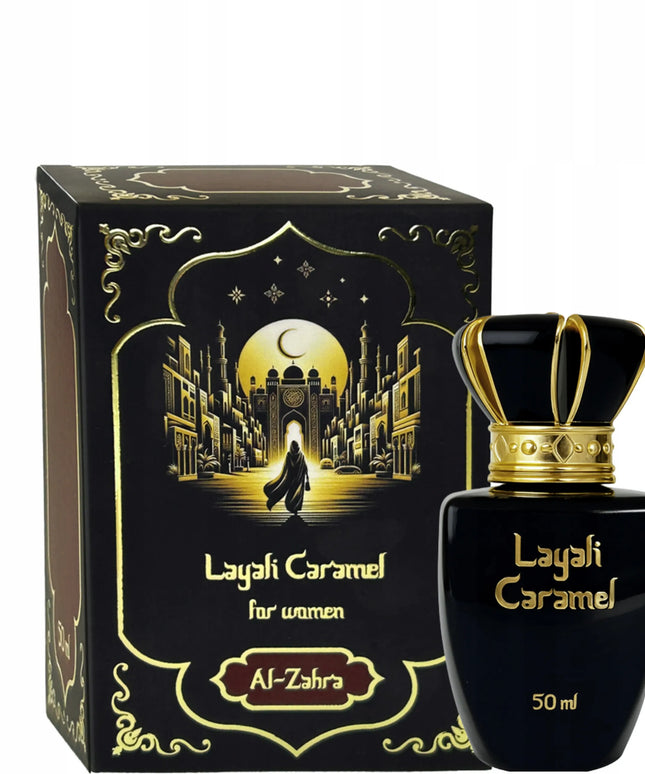 AL-ZAHRA Layali Caramel moteriški arabiški rytietiški kvepalai, 50 ml