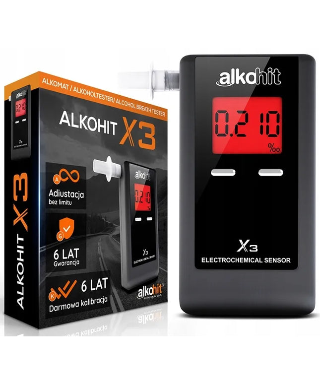 Elektrocheminis alkotesteris Alkohit X3 tikslus
